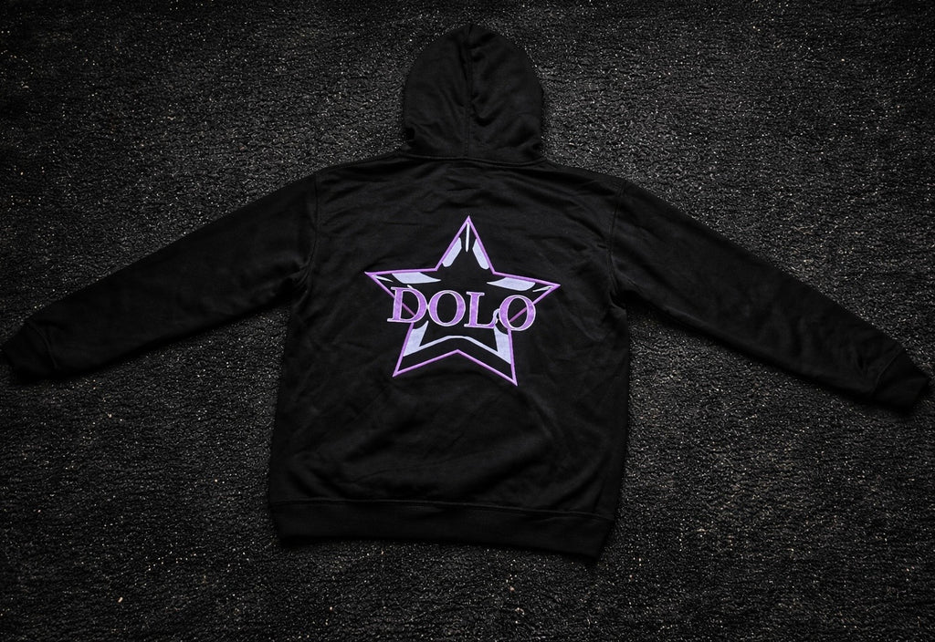 DOLO satin pull over hoodie