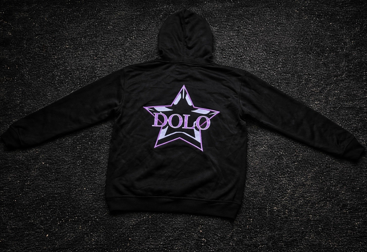 DOLO satin pull over hoodie