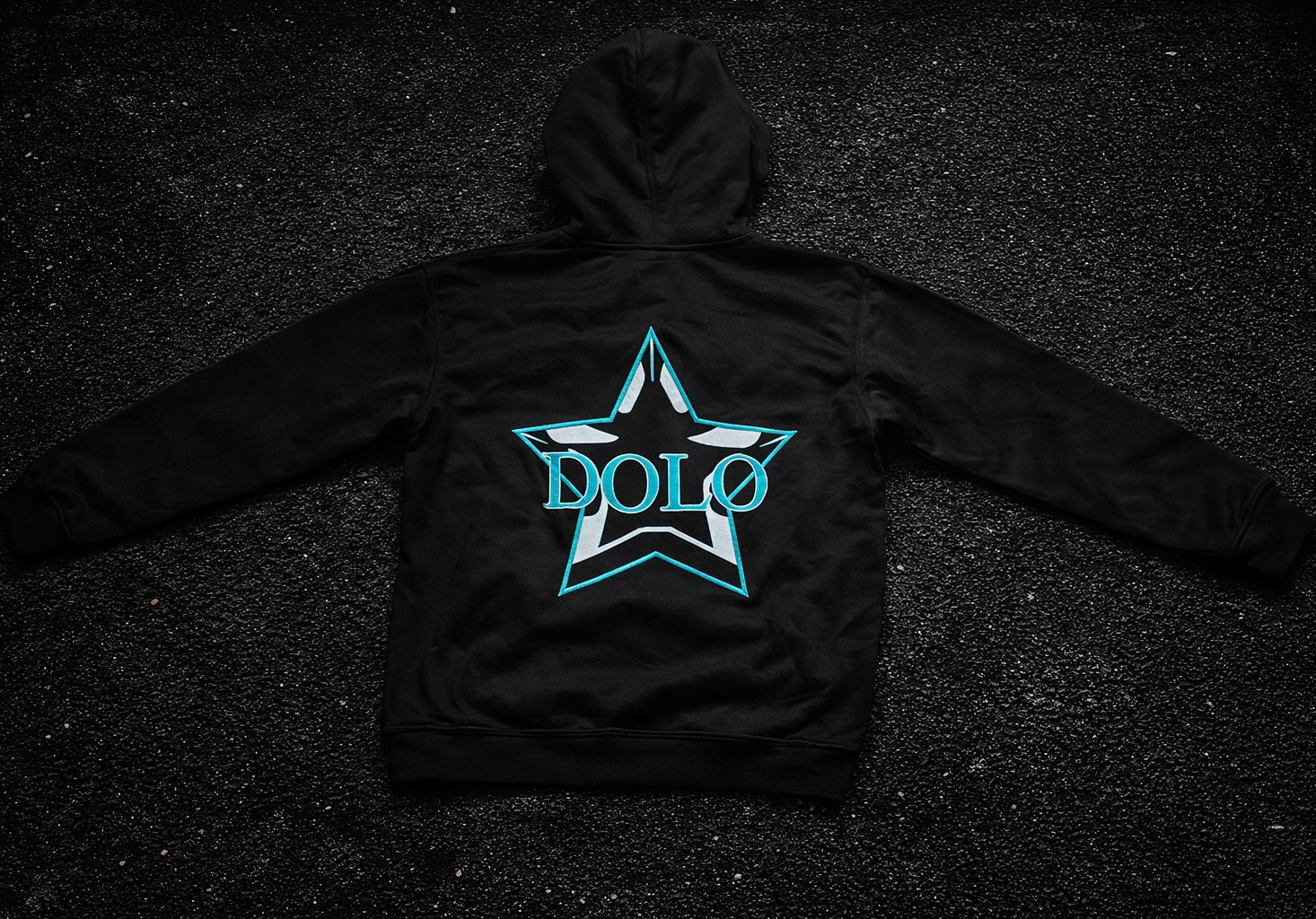 DOLO satin pull over hoodie