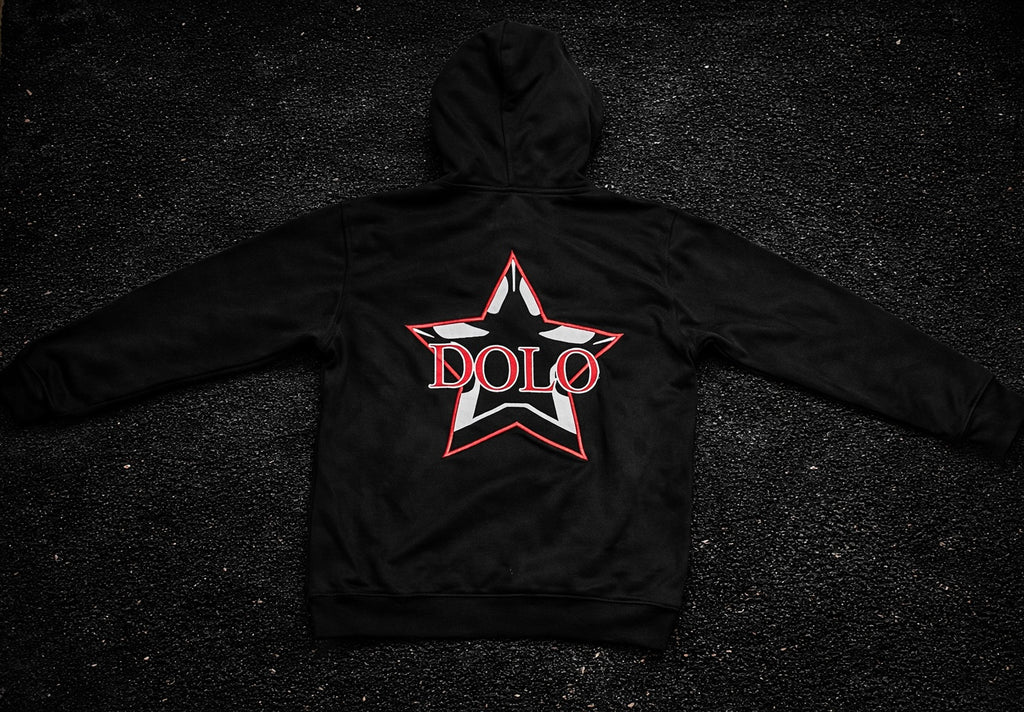 DOLO satin pull over hoodie