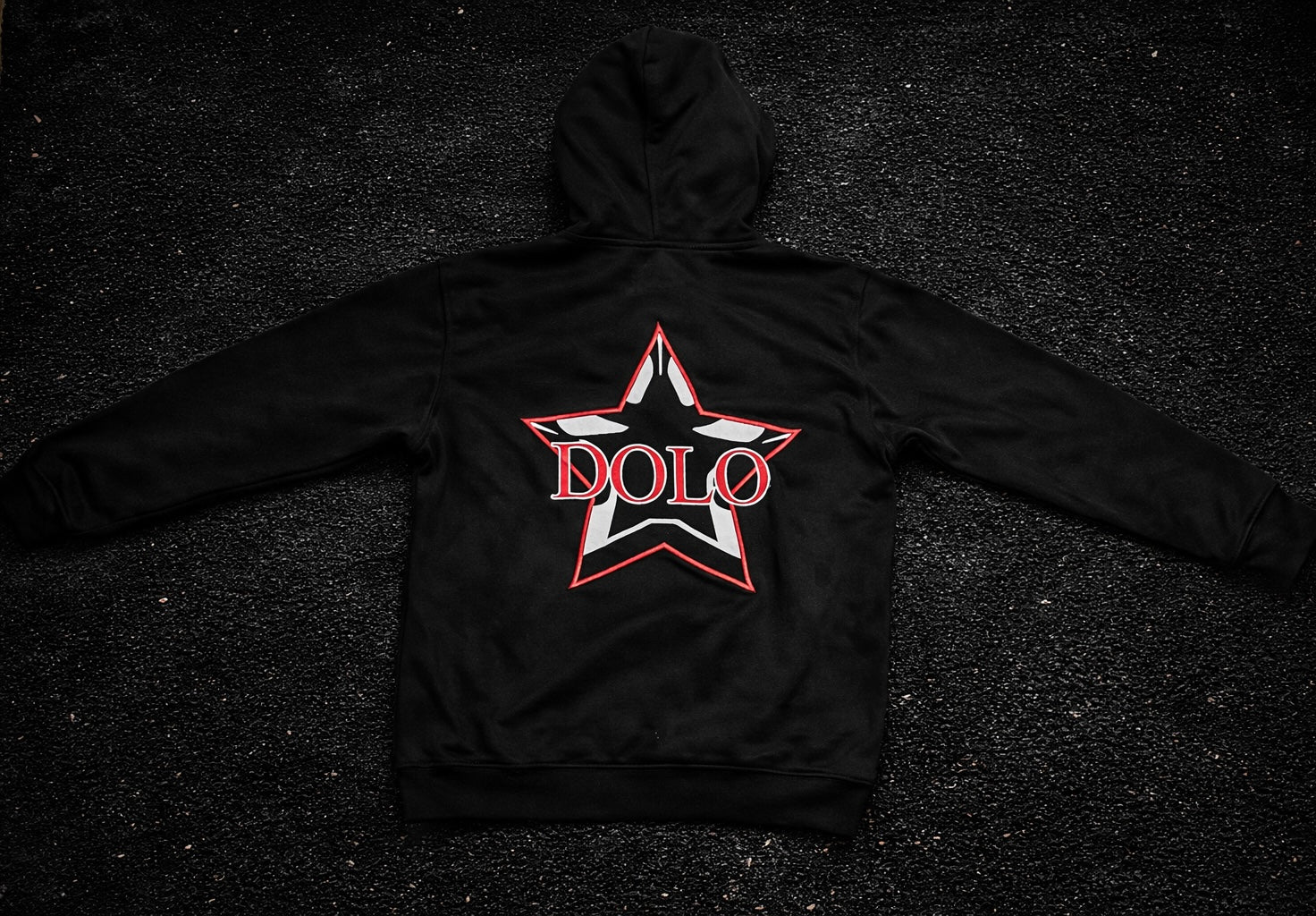 DOLO satin pull over hoodie