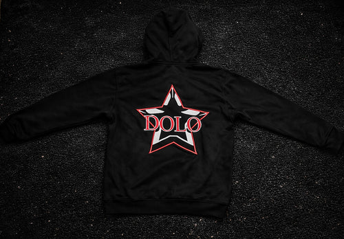 DOLO satin pull over hoodie