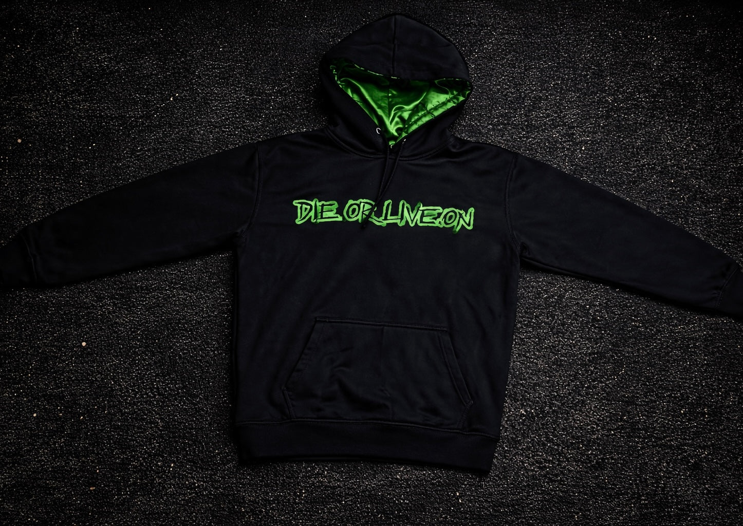 DOLO satin pull over hoodie