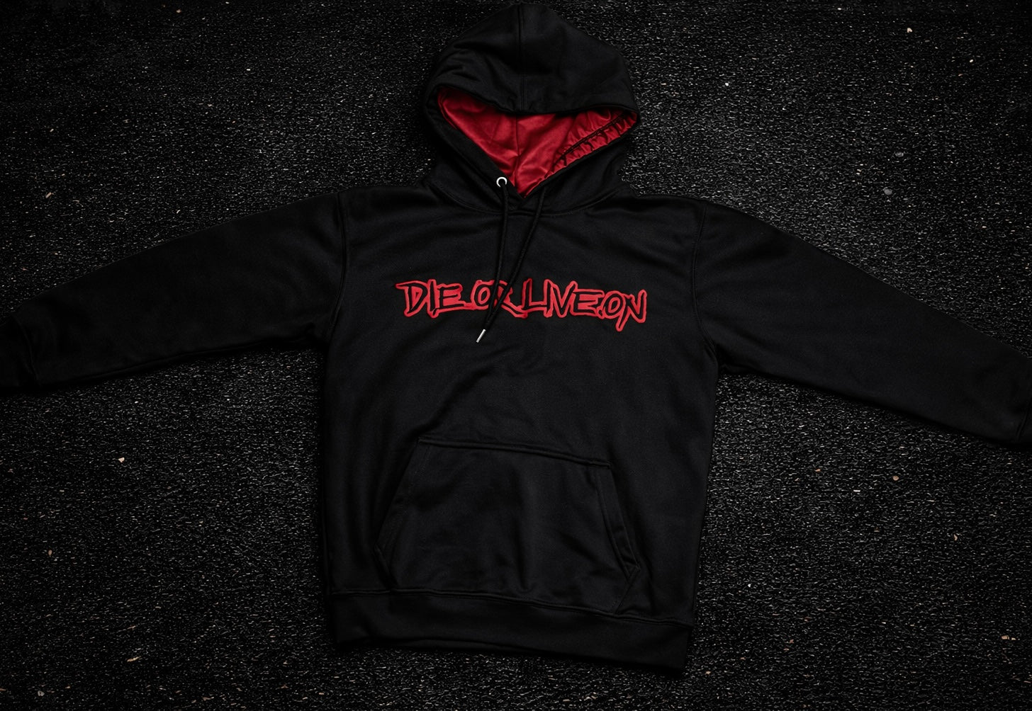 DOLO satin pull over hoodie