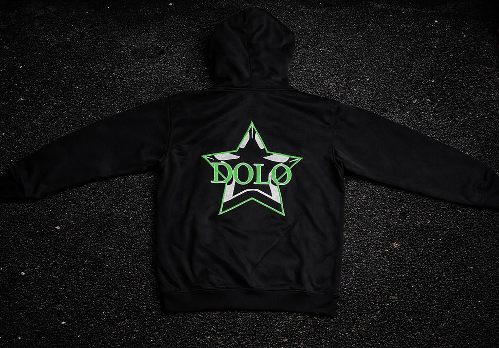 DOLO satin pull over hoodie