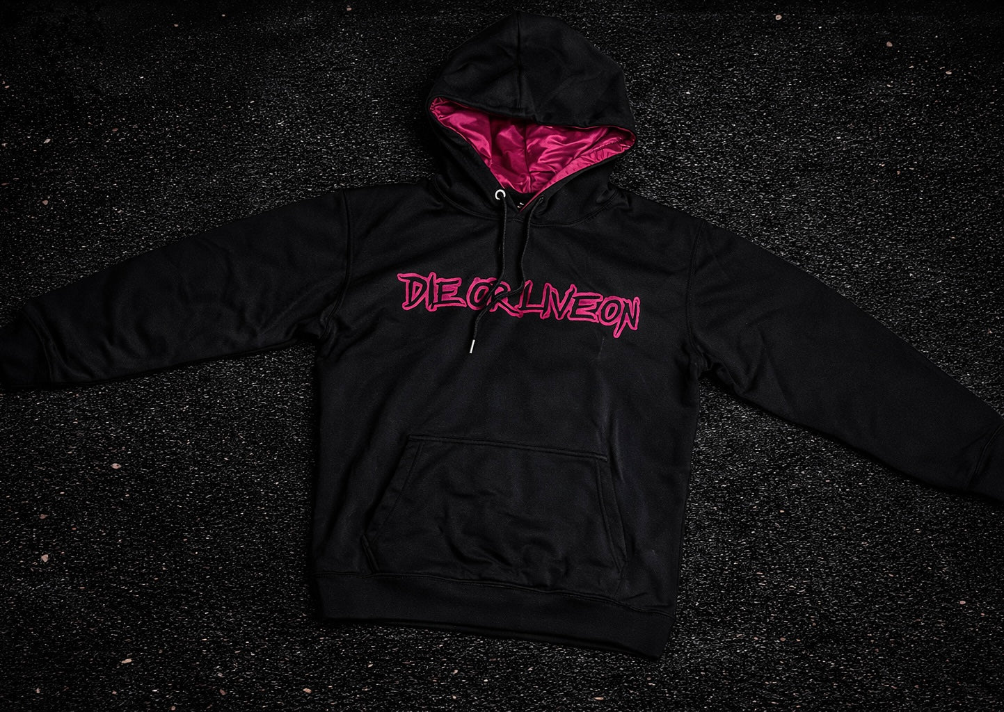 DOLO satin pull over hoodie
