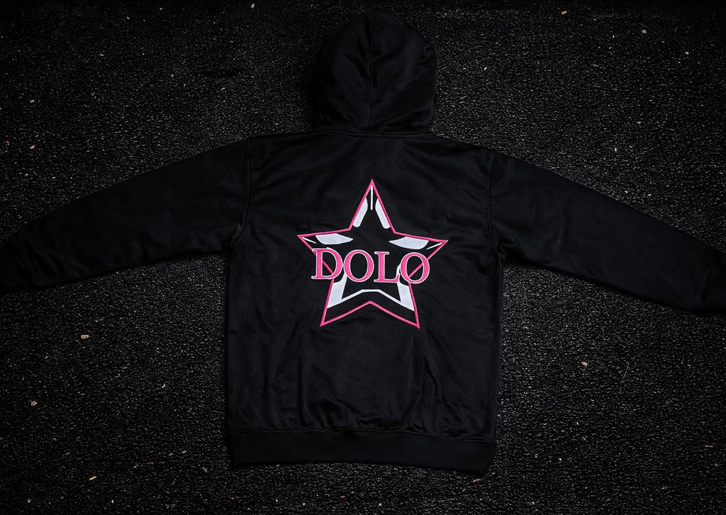 DOLO satin pull over hoodie